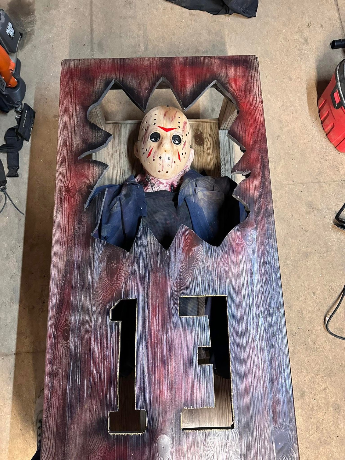 Friday the 13th Jason coffee table build